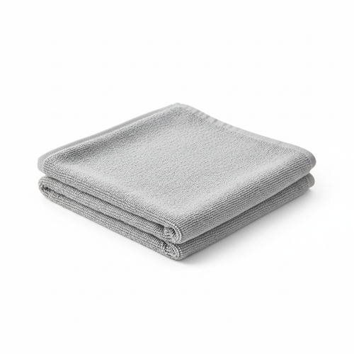 Gray microfiber hand towel main product image
